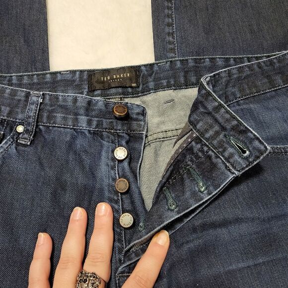 Ted Baker London skelic darkwash jeans - Picture 2 of 7